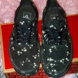 Womens floral Van's classic